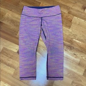 Lululemon Womens Multicolor Capri Leggings Size 8